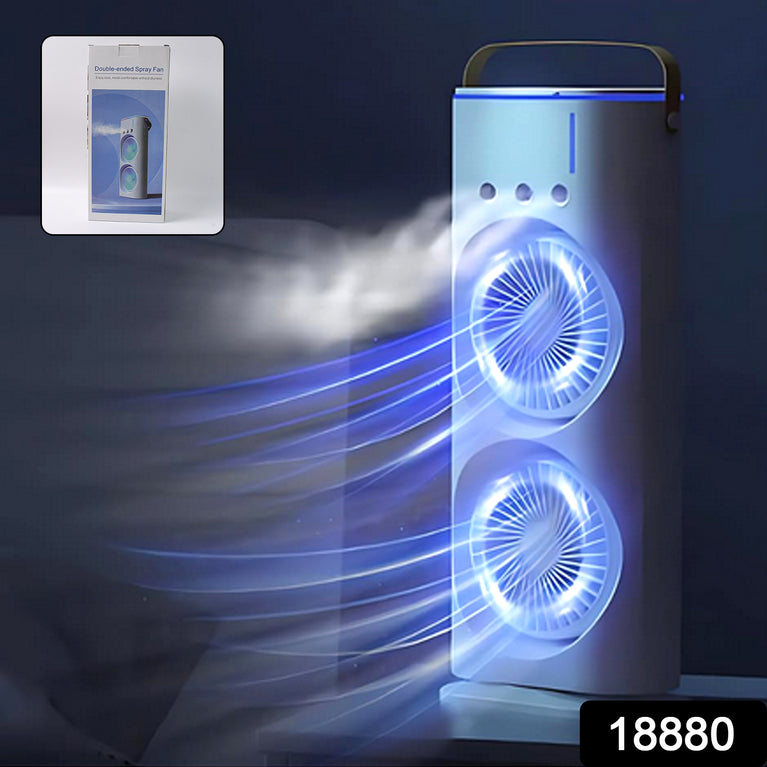 Portable Tower Mist Spray Cooling Fan Air Cooling Fan (1 Pc)