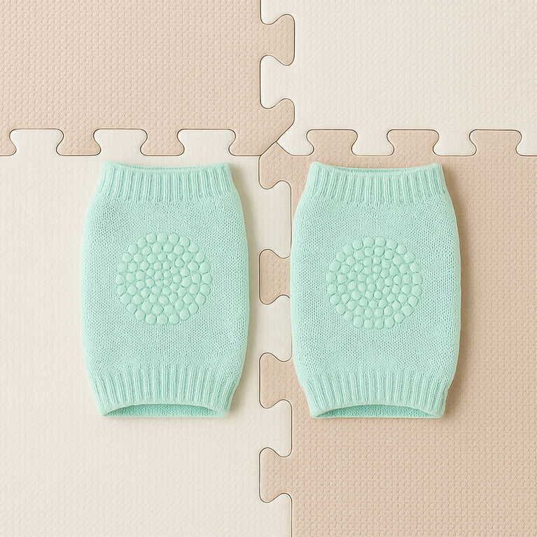 Mint Green Toddler Wool Knit Leg Warmer (Knee Guard)