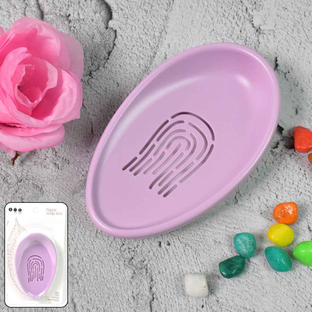 Plastic Soap Dish With Drain Soap Holder Double-layer (1 Pc)