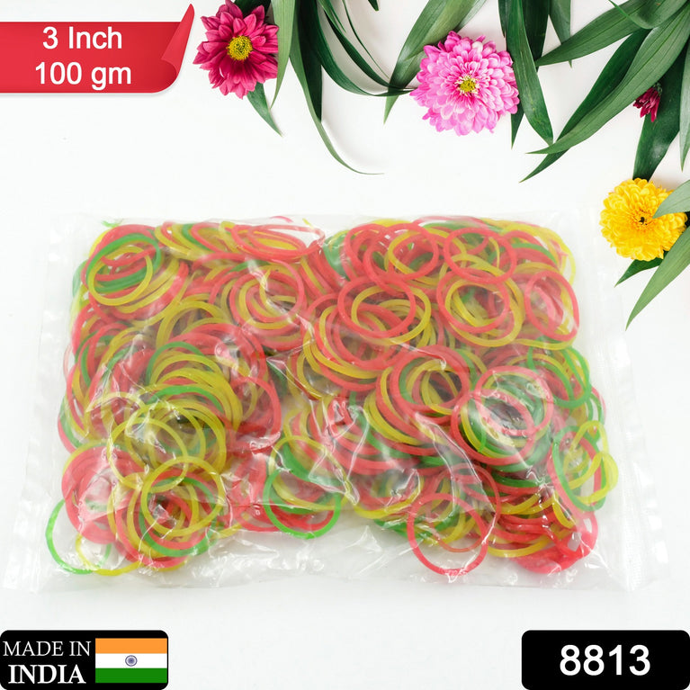 Rubber Band For Officehome And Kitchen Accessories Item Products Elastic Rubber Bands Flexible Reusable Nylon Elastic Unbreakable For Stationery School Multicolor