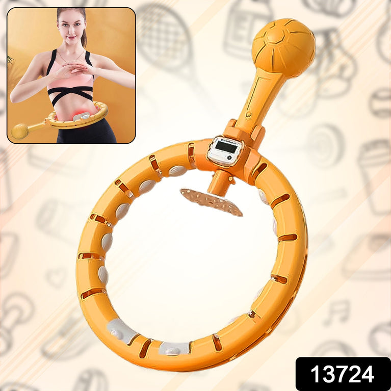 Smart Fitness Hula Hoops With Spinning Ball And Intelligent Counter (1 Pc  Loose)