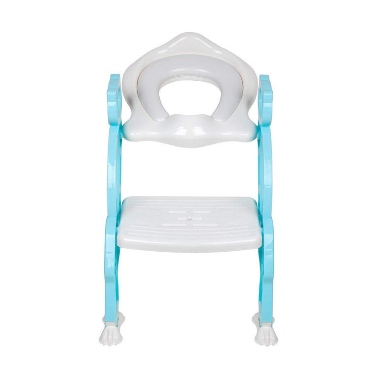 8492 2 In 1 Potty Training Toilet Seat With Step Stool Ladder For Boy And Girl Baby Toddler Kid Childrens Toilet Training Seat Chair With Soft Padded Seat And Sturdy Non-slip Wide Step Make Potty Easier For Your Kids (Multi-color)