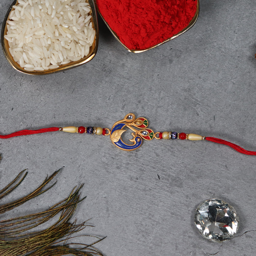 Peacock Rakhi 503