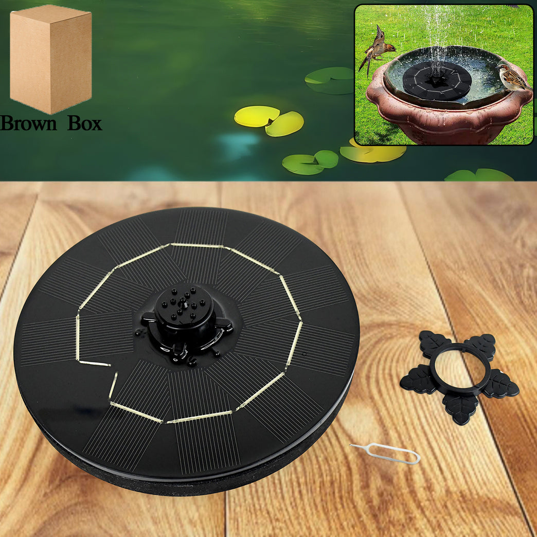 Solar-powered Floating Water Fountain Pump Kit
