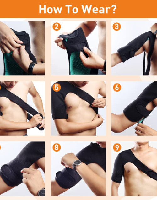 Adjustable Neoprene Torn Rotator Cuff Shoulder Stabilizer Support for Injury Prevention