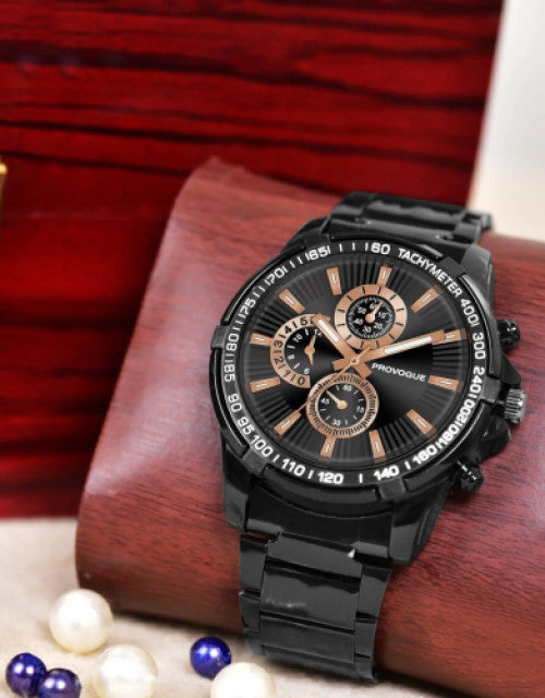 Analog Watch for Men (Black)