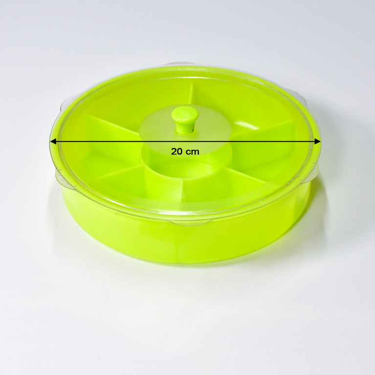 2061 Multipurpose Dry-fruit And Masala Box With Single Spoon.
