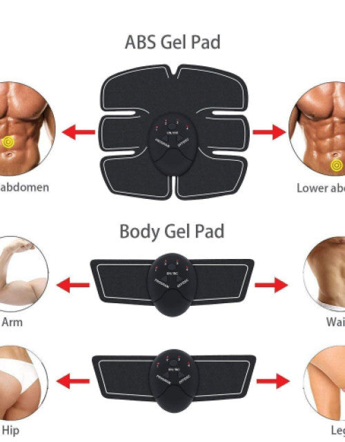 Body Mobile-Gym 6 Pack EMS Tummy Flatter, Weight Loss Muscle Toning