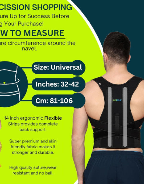 Breathable and Adjustable Posture Corrector Belt for Men and Women