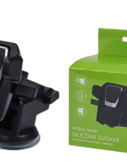 Car Mobile Holder for Windshield, Dashboard with gummy suction cup