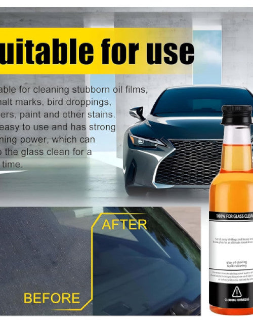 Car Windshield Cleaner Oil Film Remover for Glass ( Pack Of 4 )