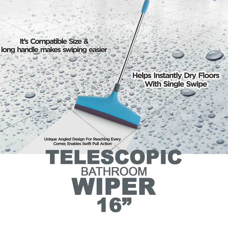 8709a Adjustable Bathroomfloor Stainless Steel Rod Wiper