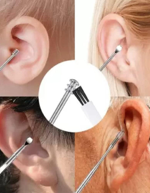 Earwax Removal Cleaner Tool Kit - 6-in-1 Ear Pick Tools