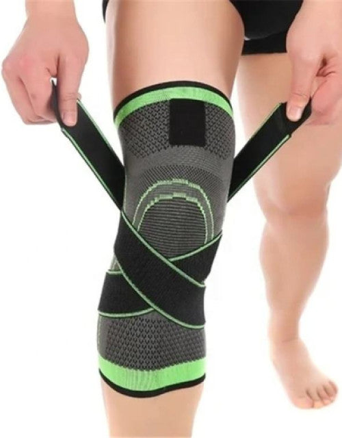 Elastic Sports Kneepad Men Women Pressurized Knee Support Protector Fitness Gear Running Basketball Volleyball Protector