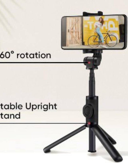 Foldable Tripod Selfie Stick with Bluetooth Remote Control