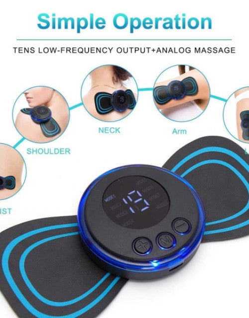 Foot And body Massager Pain Relief Wireless Electric EMS Massage Rechargeable Portable Folding Machine