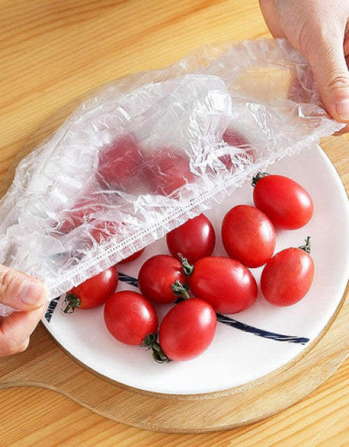 Fresh Keeping Bags, Reusable Elastic Food Storage Covers Pack of 100