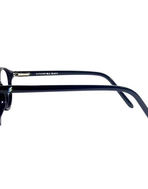 Glossy Black Full Rim Round Eyeglasses