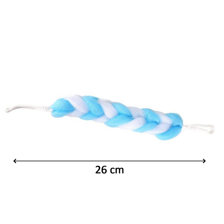 6073 Hanging Bath Shower Long Loofah Sponge Pouf Body Scrubber (Pack Of 6)