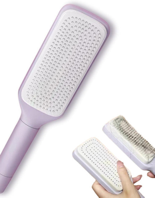 Hair Brushes for Women,Easy Clean Hair Brush with Retractable Bristles