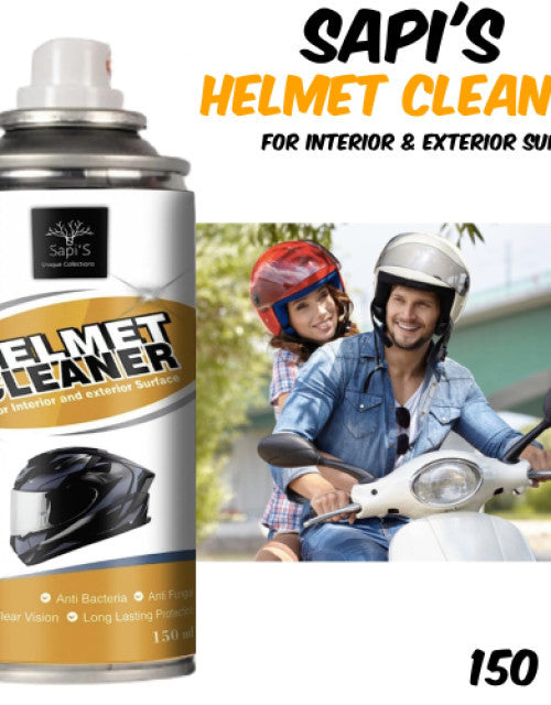 HELMET CLEANER FOR INTERIOR AND EXTERIOR SURFACE