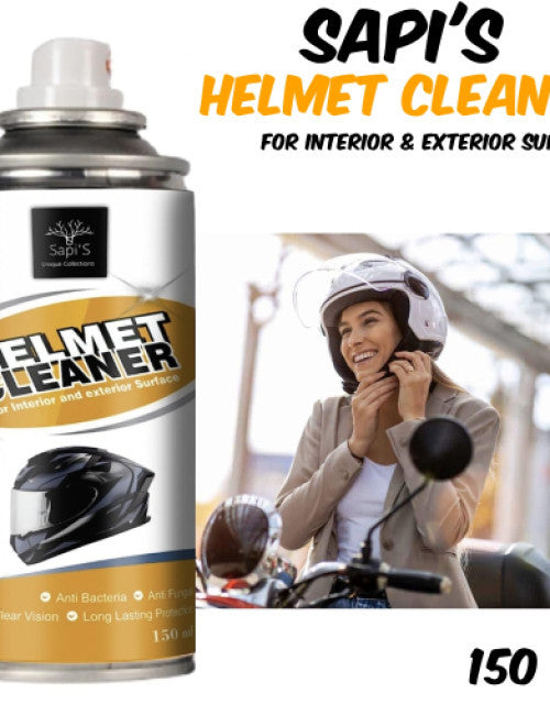 HELMET CLEANER FOR INTERIOR AND EXTERIOR SURFACE