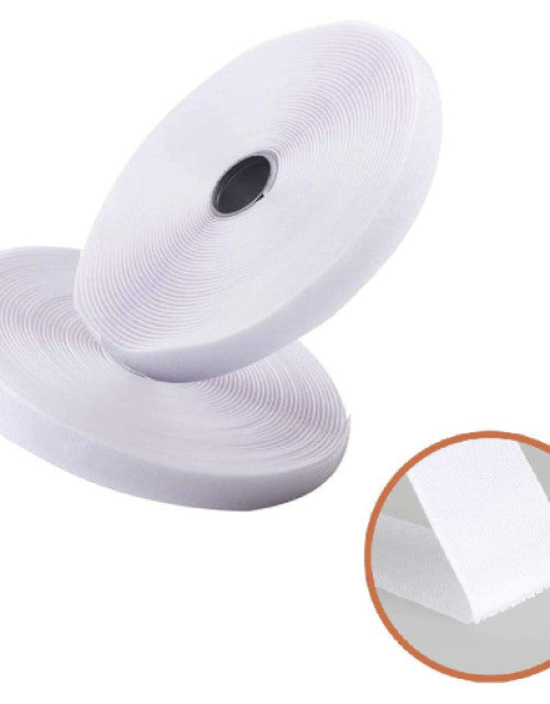 Hook and loop tape roll white non Adhesive 5 meter