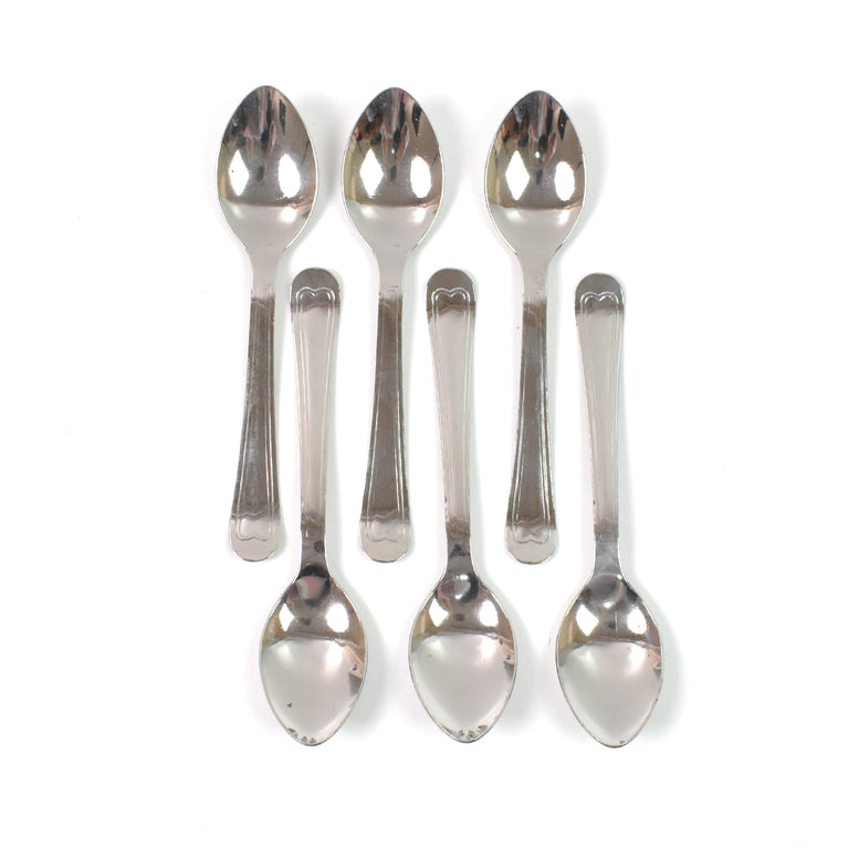 Small Stainless Steel Table Spoons (6 Pcs)