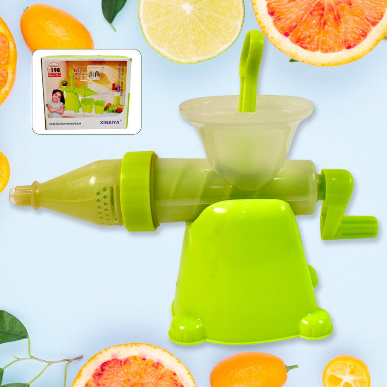 Manual Juicer Modern Plastic Fruit And Vegetable Juicer (1 Pc  Bowl Not Included)