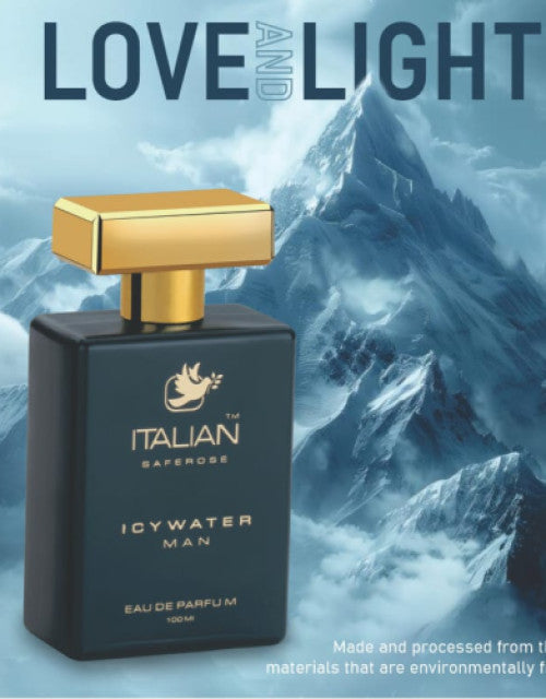 Italian Saferose Icy Water Man Eau De Parfum 100 Mi