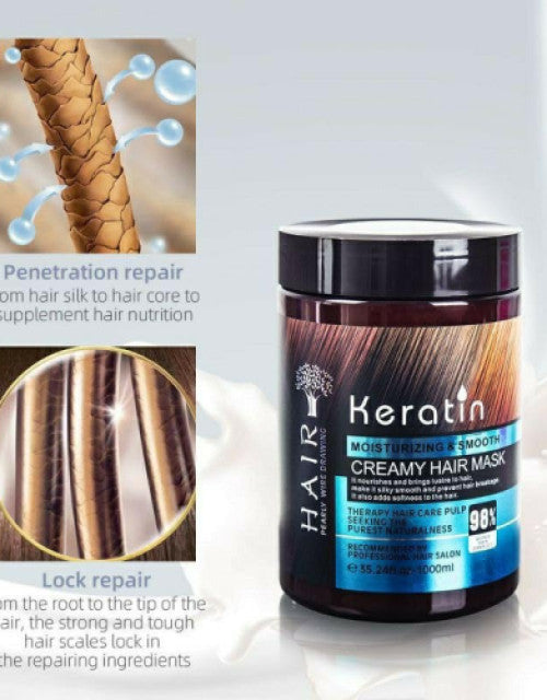 Keratin Nutrition moisturizing & Smooth Hair Treatment Hair