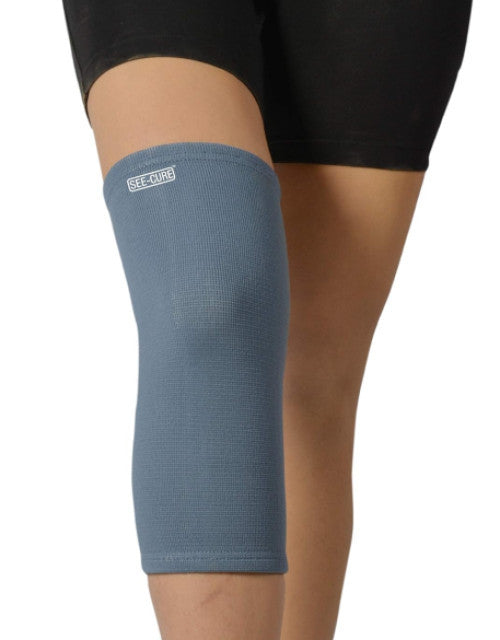 Knee Cap Large Grey Color Knee Support For Men & Women Knee Braces For Sports, Workout & Pain Relief (1 Pair)
