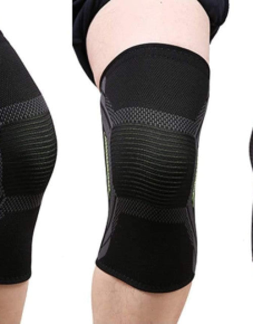 Knee Support Sleeves for Running Jogging Gym Squats for Men and Women (1 Pair)