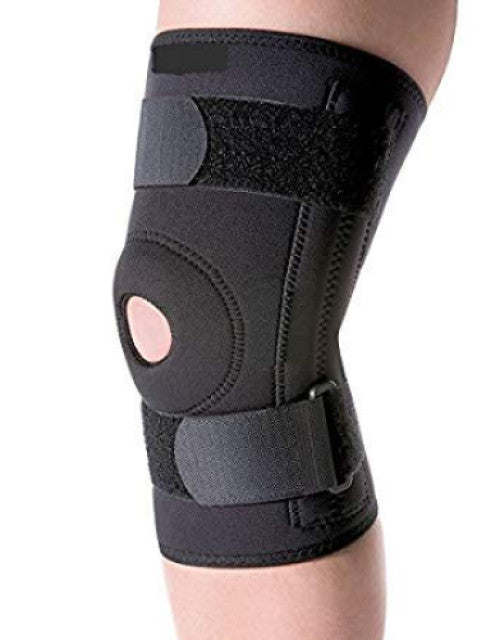 Knee support with hinges - open patella brace - compression knee brace for Arthritis