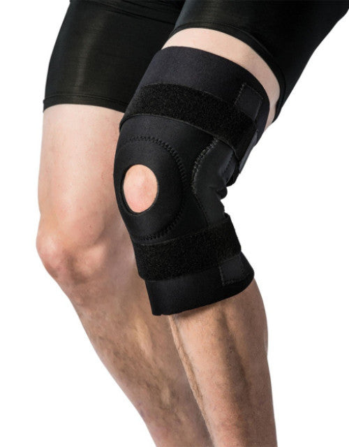 Knee support with hinges - open patella brace - compression knee brace for Arthritis