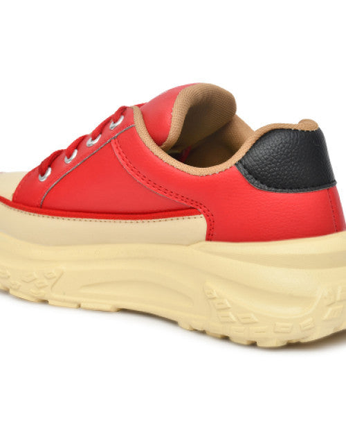 Korean Style Women's Sneakers Red