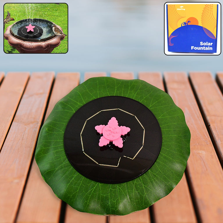 Solar-powered Floating Fountain Pump For Ponds