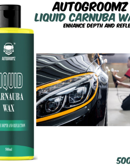 Liquid Carnauba Wax ENHANCE DEPTH AND REFLECTION