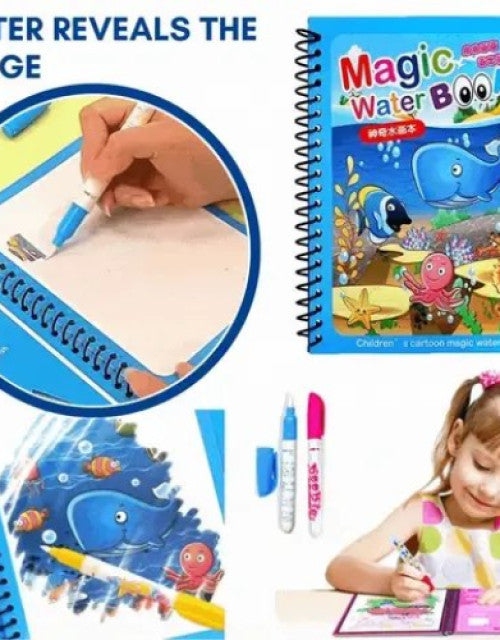 Magical Water Painting Book For Kids (Pack of 4)