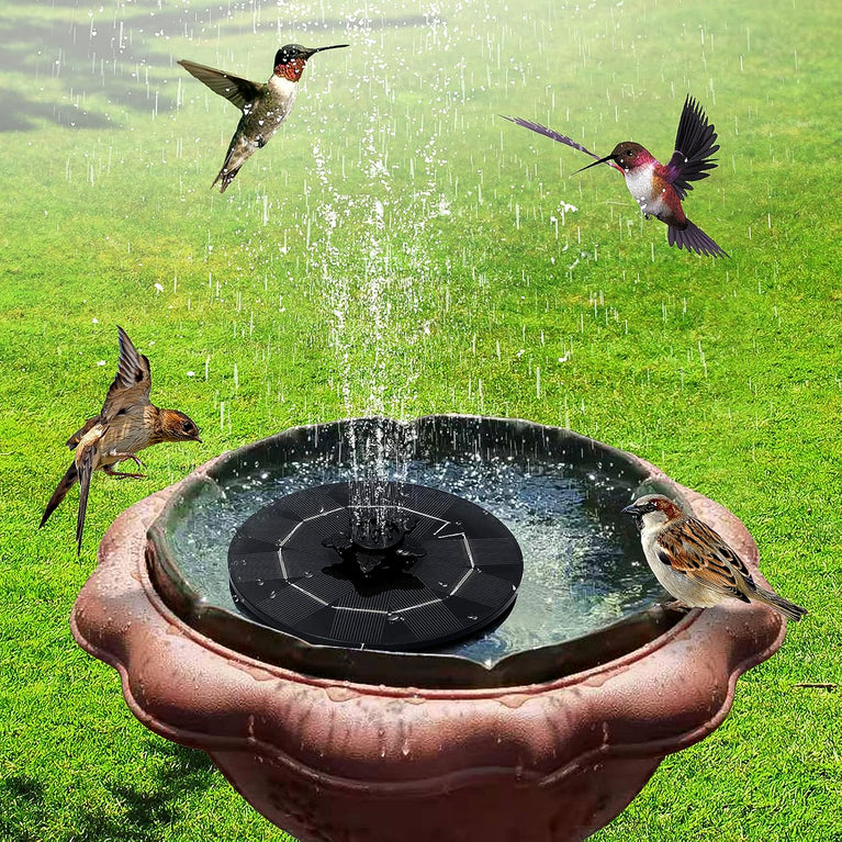 Solar-powered Floating Water Fountain Pump Kit