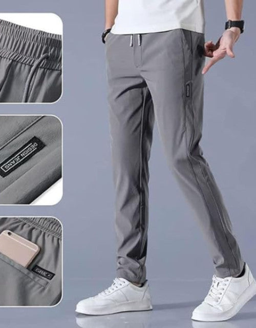 Men Straight Track Pants (Pack of 2)