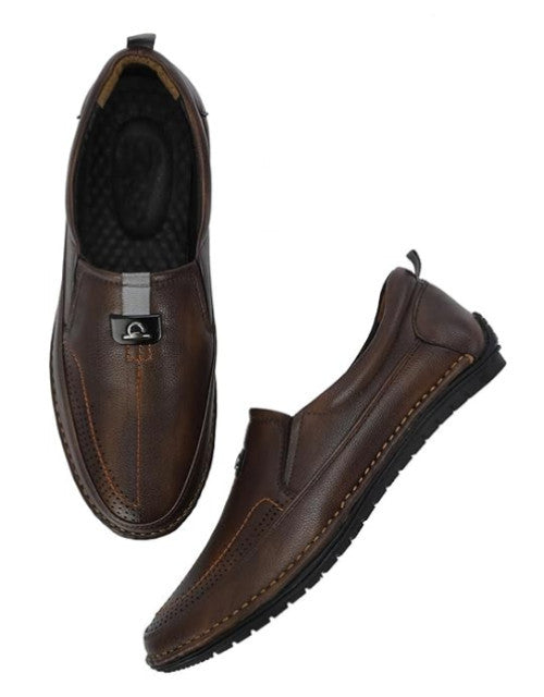 Men's Faux Leather Moccasin Formal Shoes