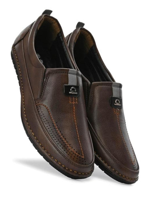 Men's Faux Leather Moccasin Formal Shoes