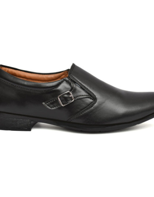 Men's Leather Formal Shoes for Men (Black)