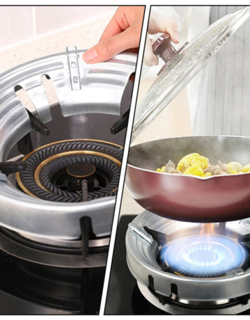 Metal Wok Rack Windproof Gas Stove Wok Ring Stove Trivets Cooktop Range Pan Holder