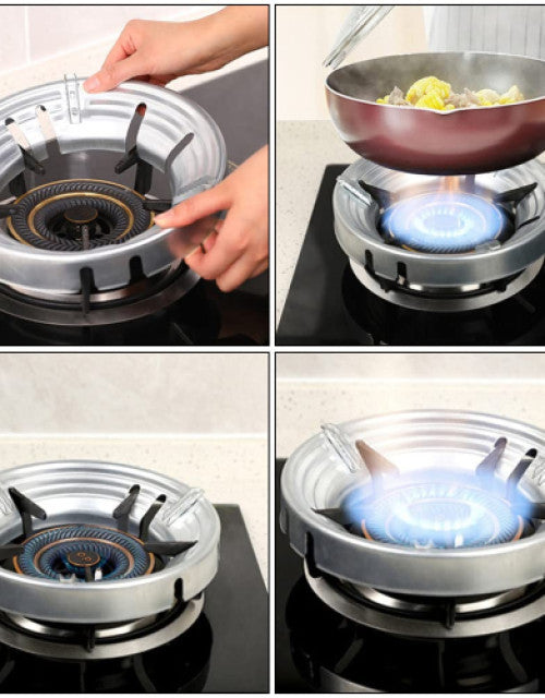 Metal Wok Rack Windproof Gas Stove Wok Ring Stove Trivets Cooktop Range Pan Holder