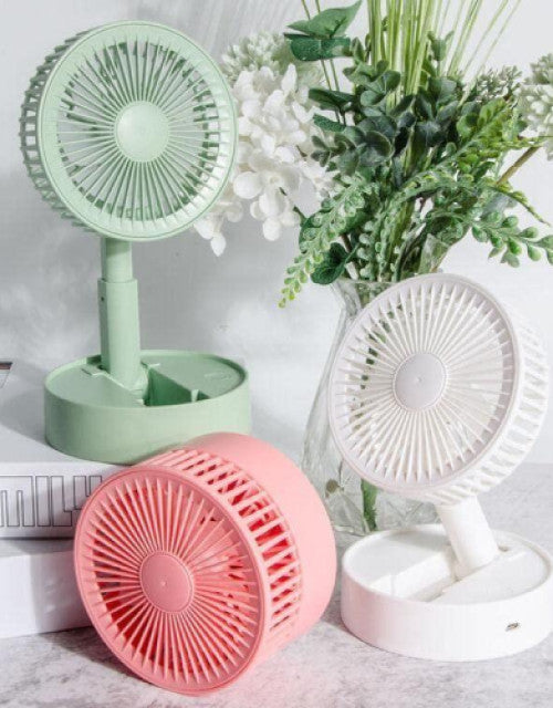 Min Portable Green Fan