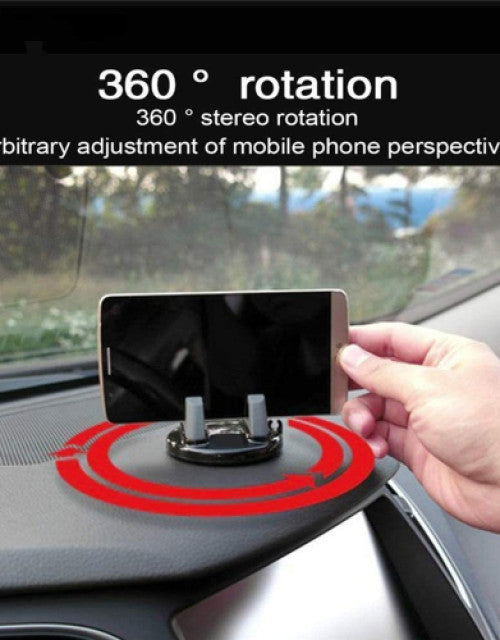 Mobile Stand for Car Dashboard / 360 Degree Mobile Mount Phone Holder for Car Black