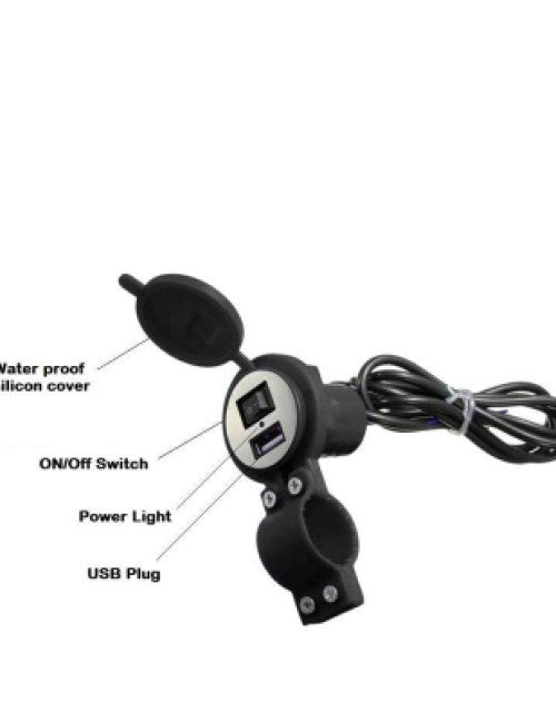 Motorcycle Bike Mobile Phone USB Charger 12v Waterproof Universal for All Scooter