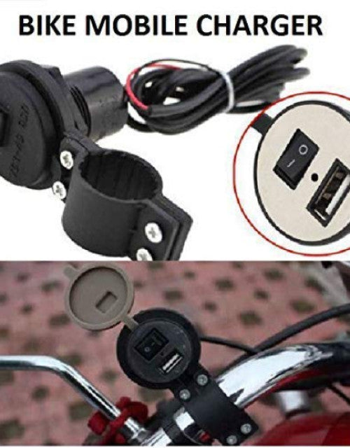 Motorcycle Bike Mobile Phone USB Charger 12v Waterproof Universal for All Scooter